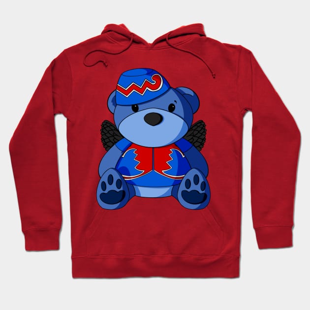 Oz Flying Monkey Teddy Bear Hoodie by Alisha Ober Designs